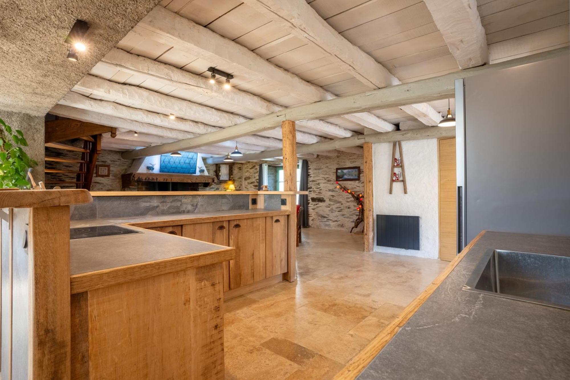Grange Renovee En Gite/Maison/Chalet Arreau Eksteriør bilde